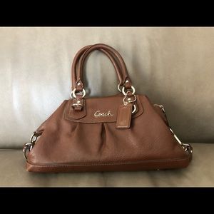 Brown coach satchel